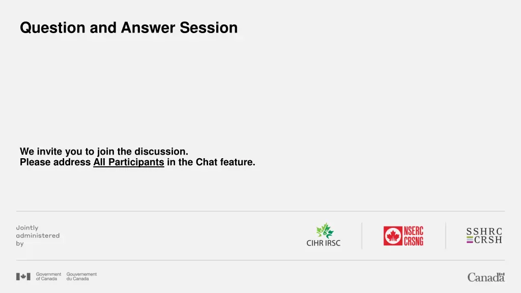 question and answer session