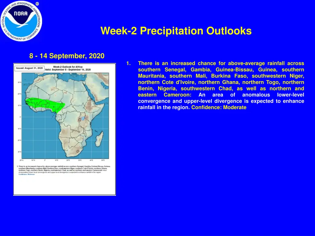 week 2 precipitation outlooks