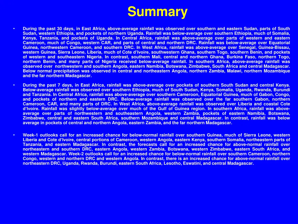 summary