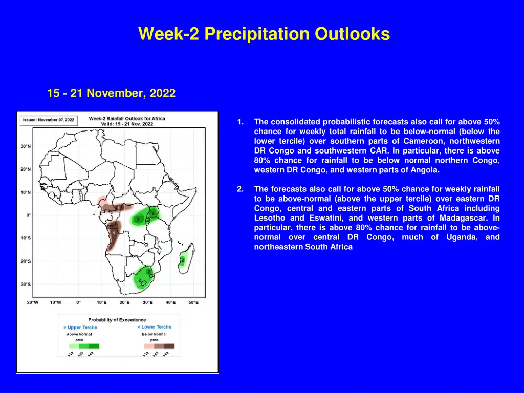 week 2 precipitation outlooks