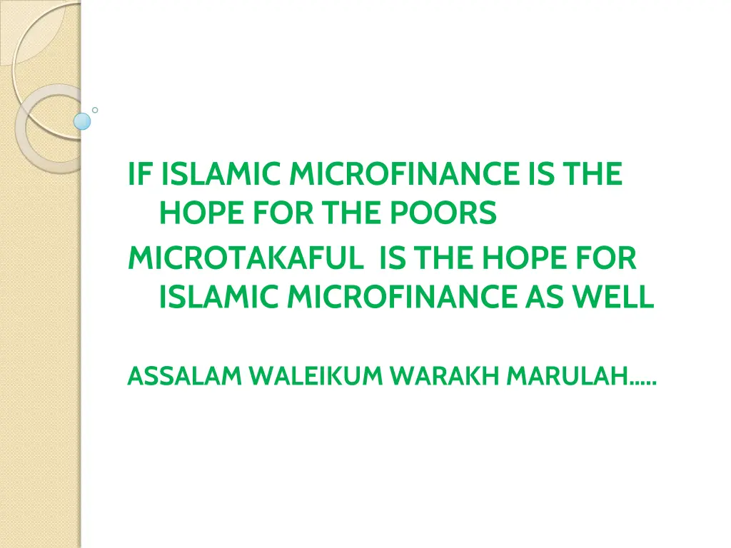 if islamic microfinance is the hope for the poors