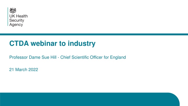 ctda webinar to industry