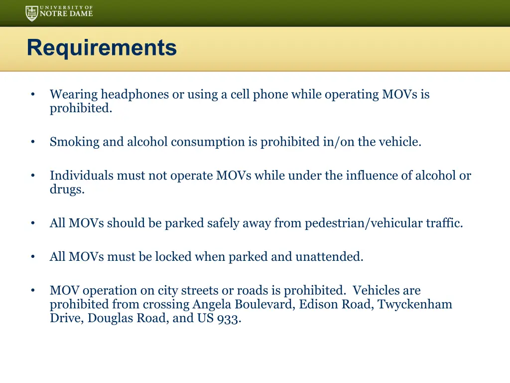requirements 1
