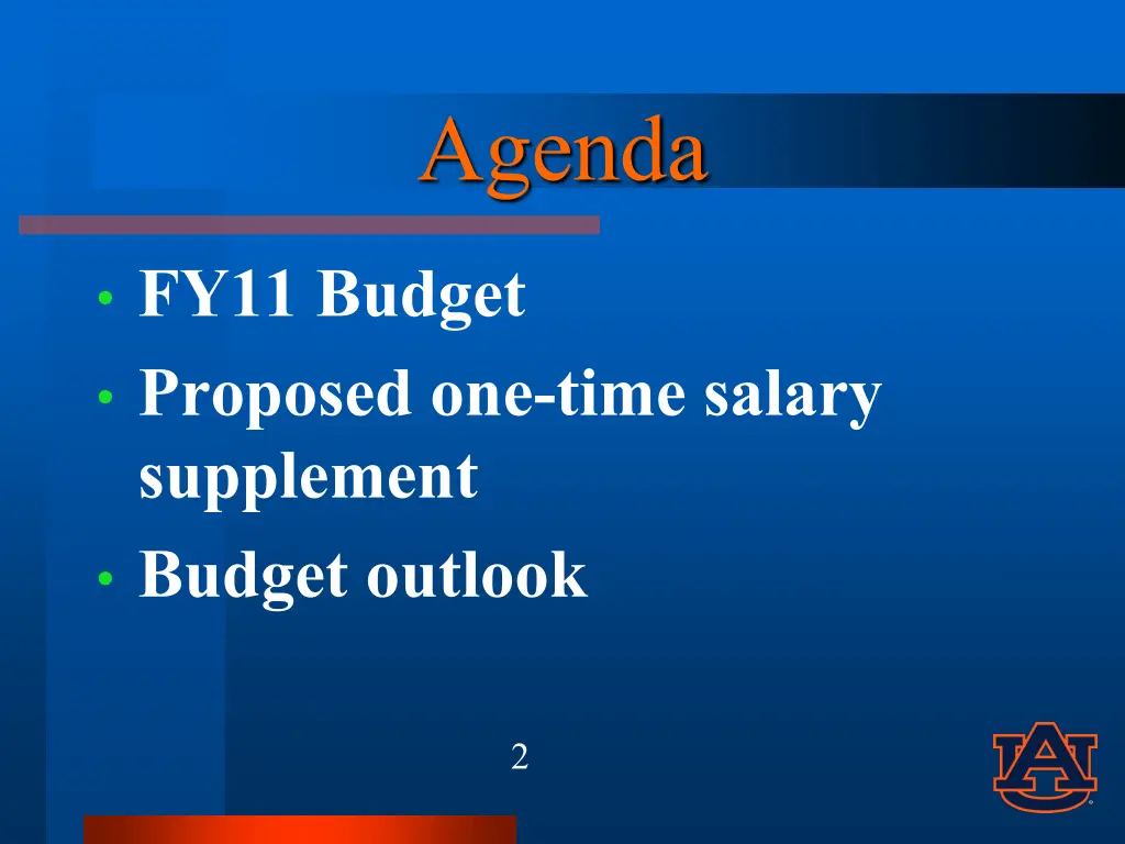 agenda