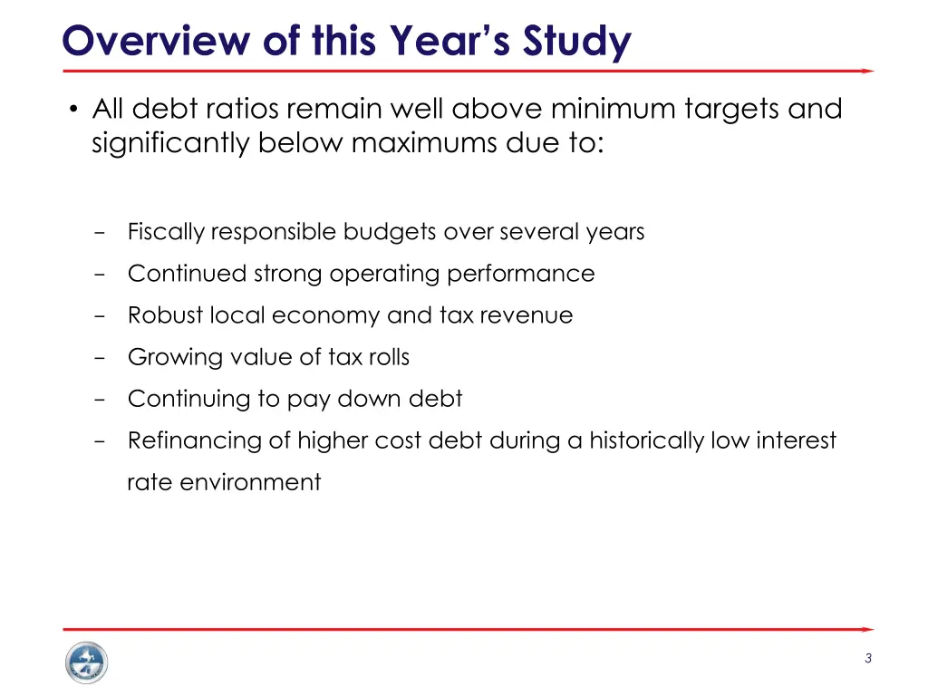 overview of this year s study
