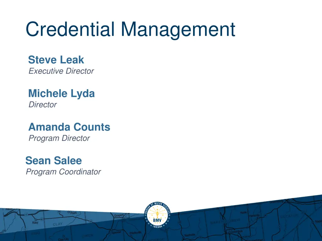 credential management