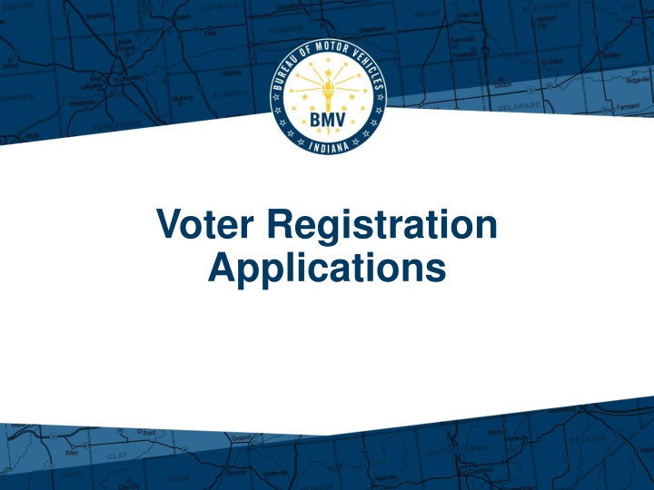 voter registration applications