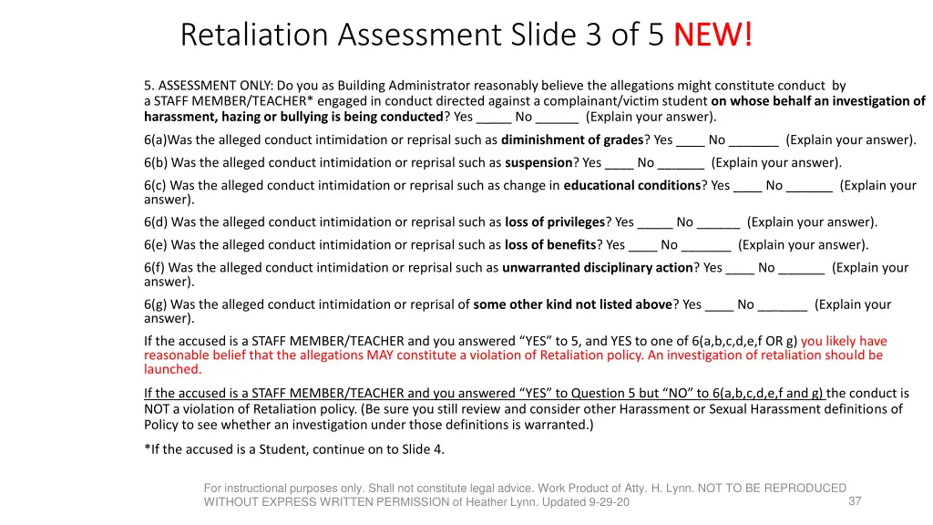 retaliation assessment slide 3 of 5 new