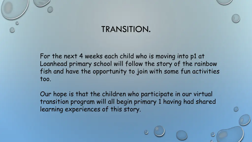 transition