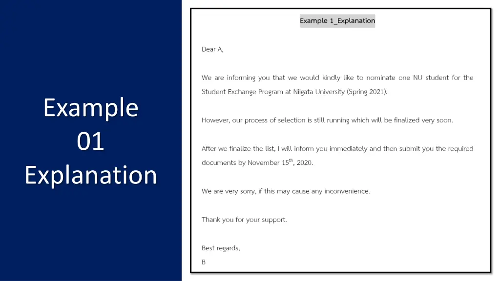 example 01 explanation