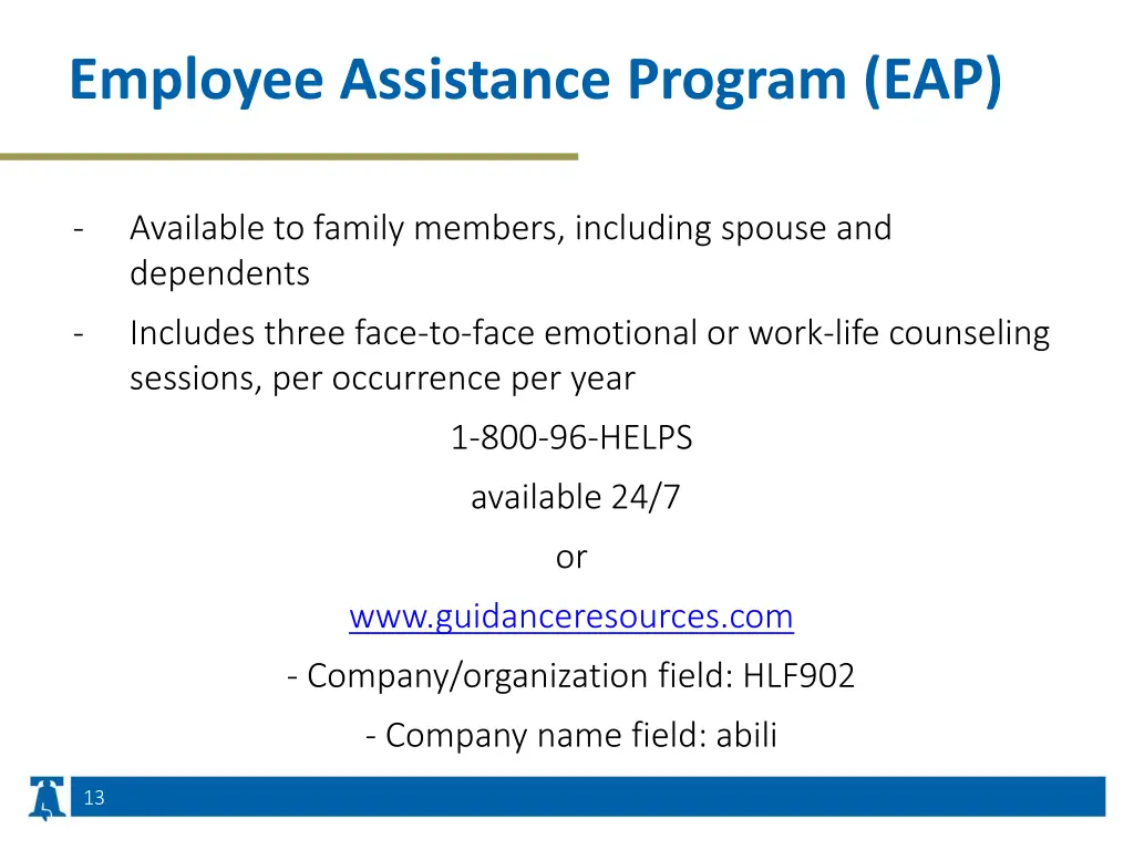 employee assistance program eap