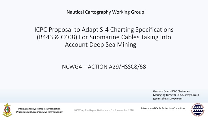 nautical cartography working group