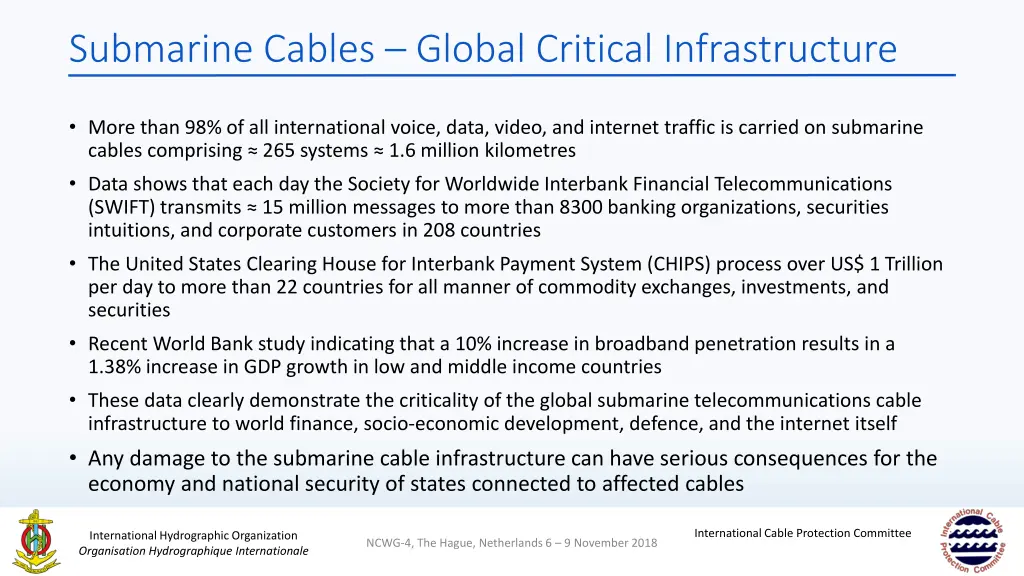 submarine cables global critical infrastructure