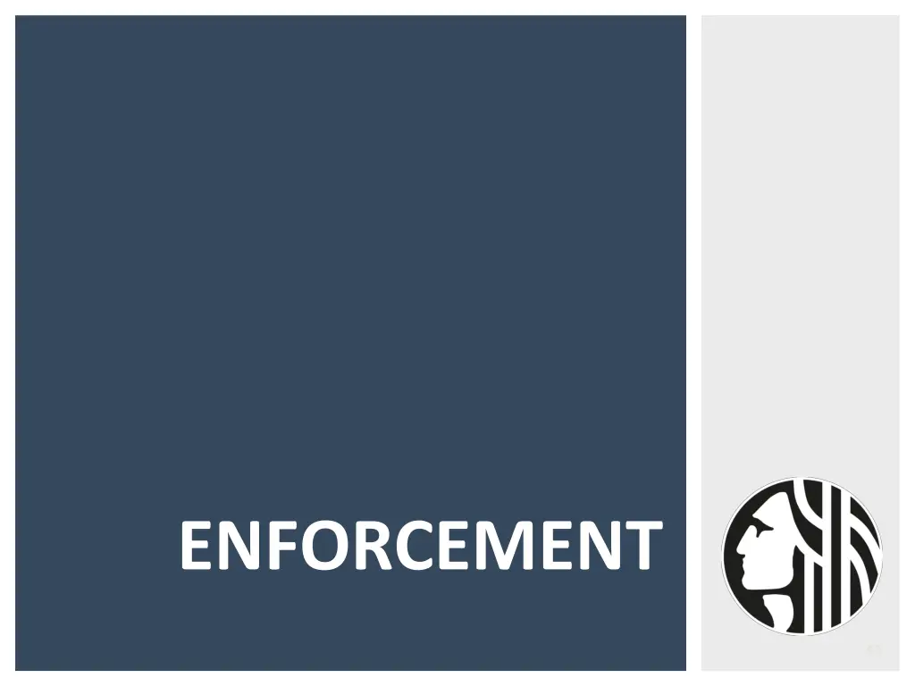 enforcement