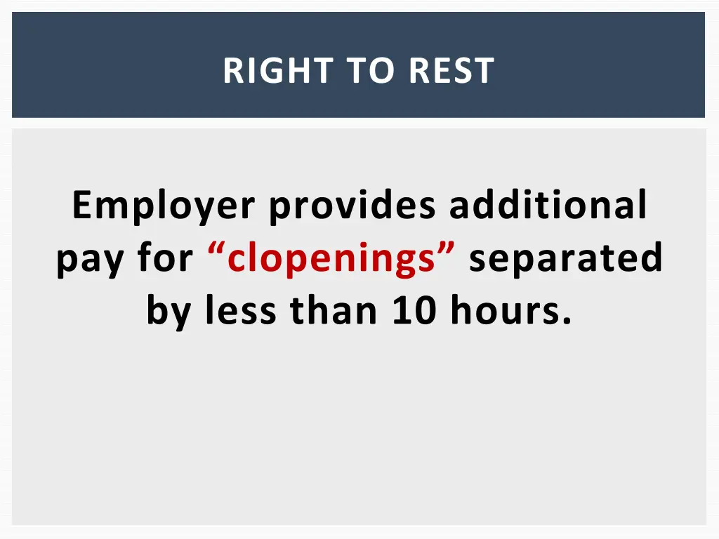 right to rest