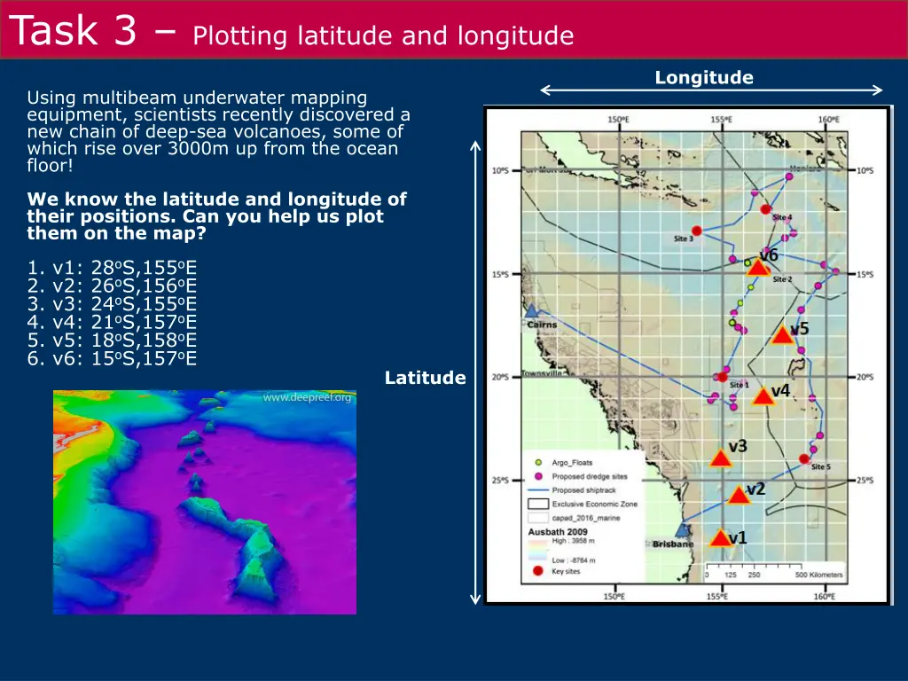 task 3 plotting latitude and longitude 1
