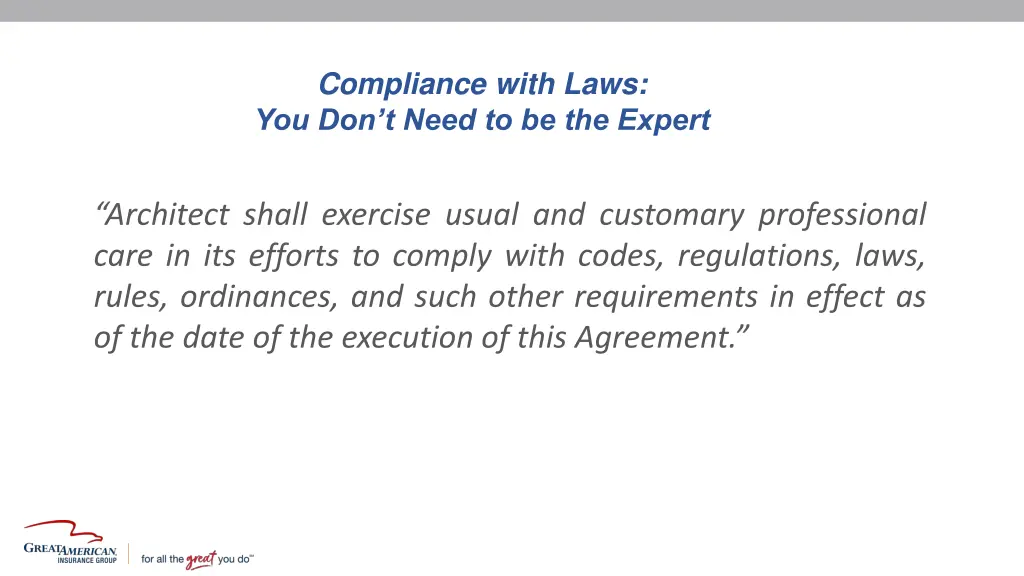 compliance with laws you don t need