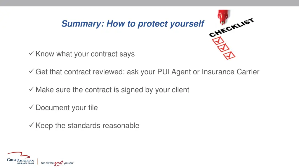 summary how to protect yourself