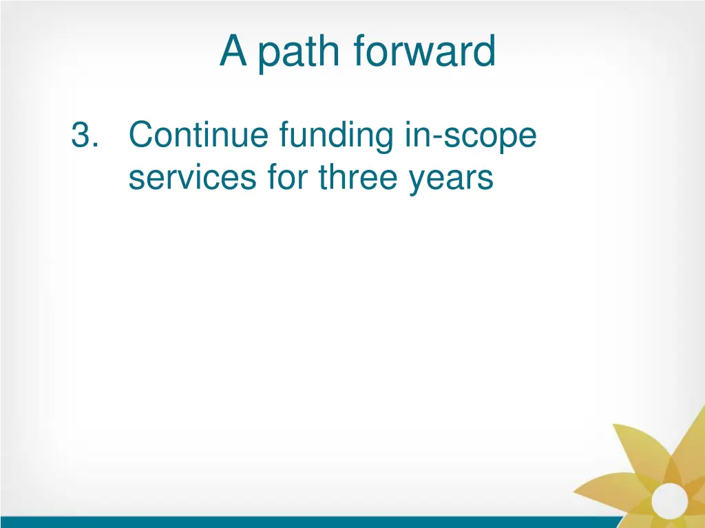 a path forward 1
