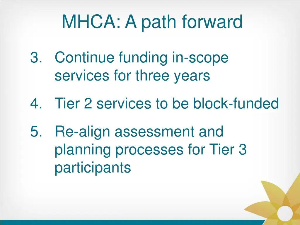 mhca a path forward 1