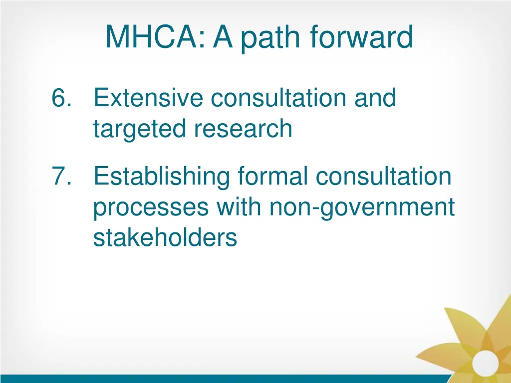 mhca a path forward 2
