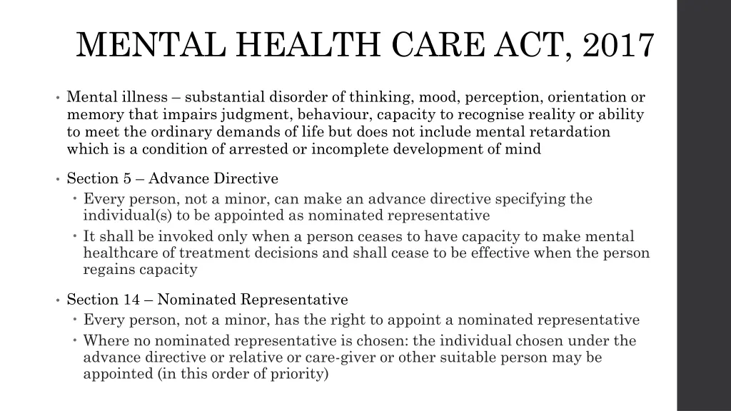 mental health care act 2017
