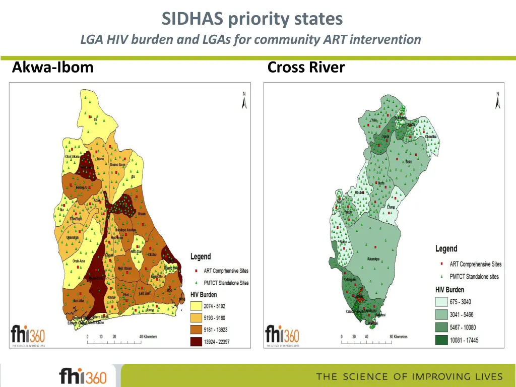 sidhas priority states lga hiv burden and lgas