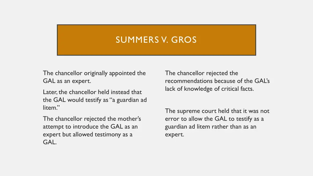 summers v gros