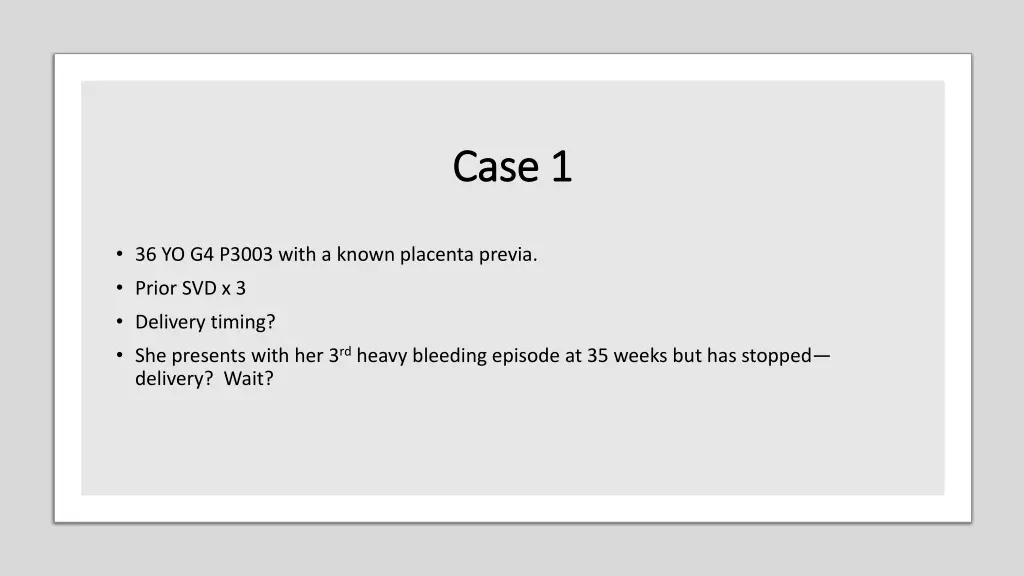 case 1 case 1