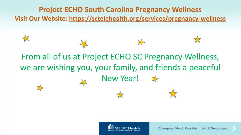 project echo south carolina pregnancy wellness