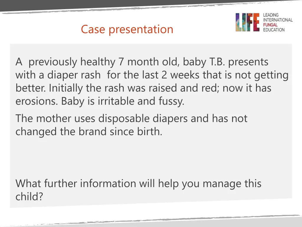 case presentation