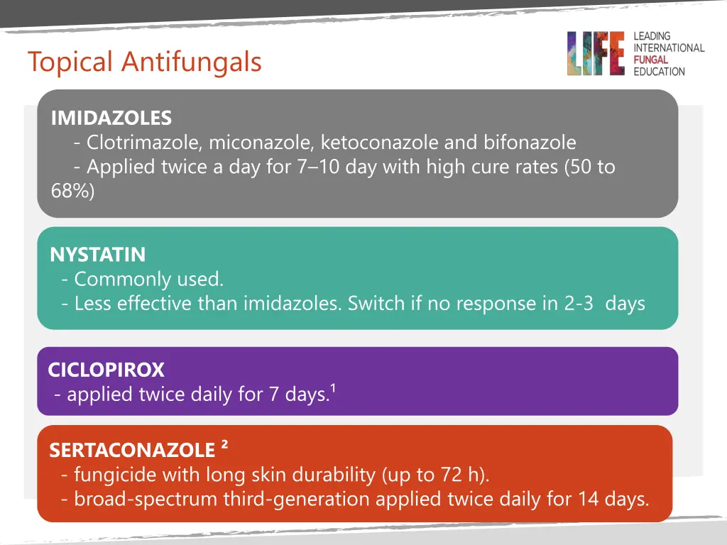 topical antifungals