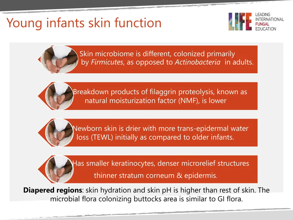 young infants skin function
