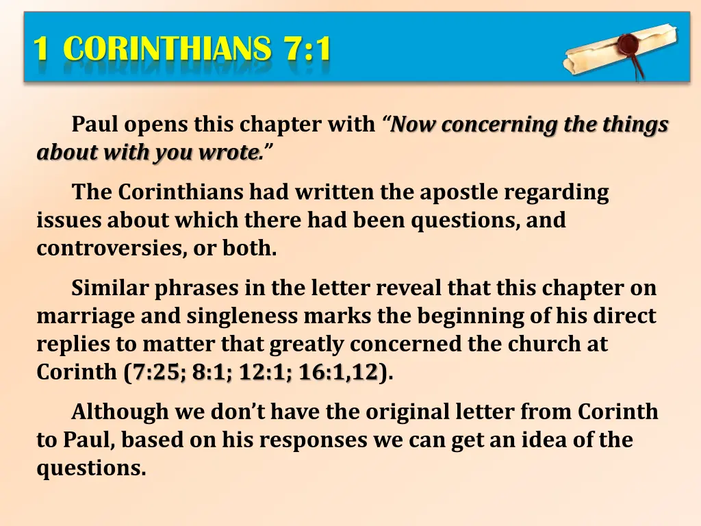 1 corinthians 7 1 1