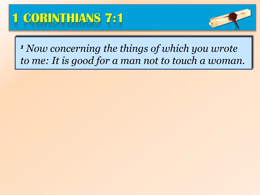 1 corinthians 7 1