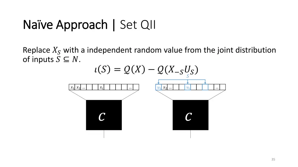 na ve approach na ve approach set qii