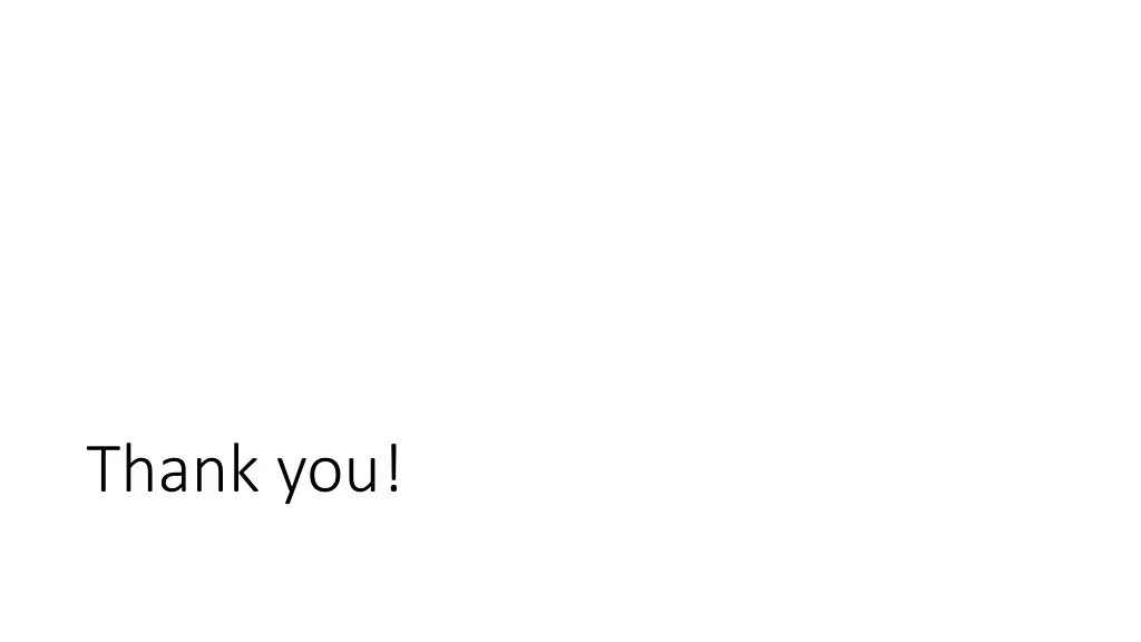 thank you
