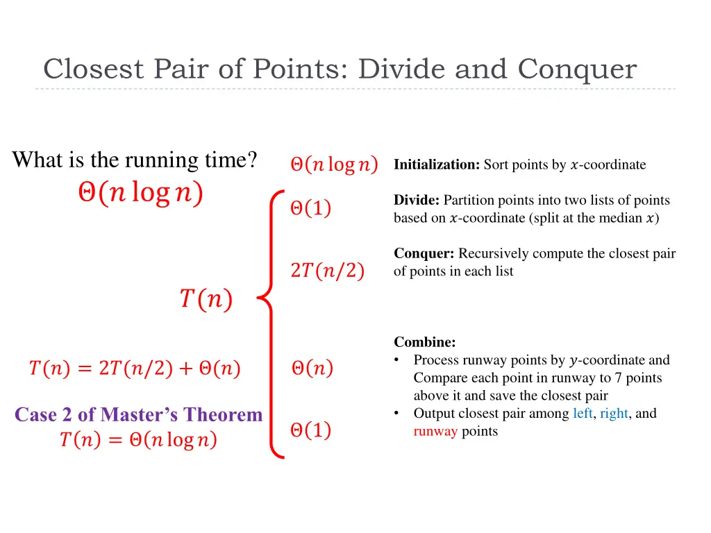 closest pair of points divide and conquer 1