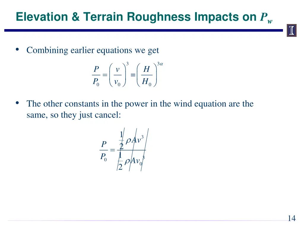 elevation terrain roughness impacts on p w 3