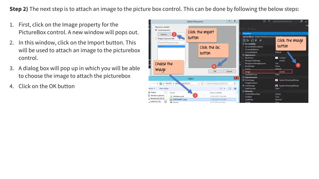 step 2 the next step is to attach an image