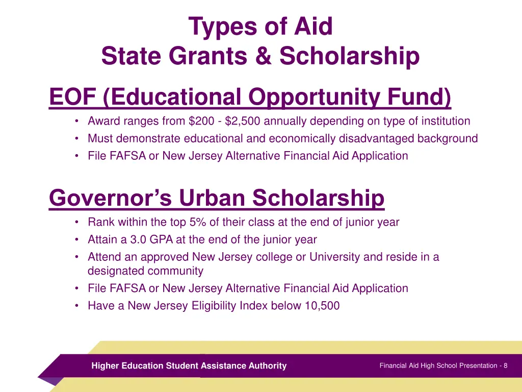 types of aid 2