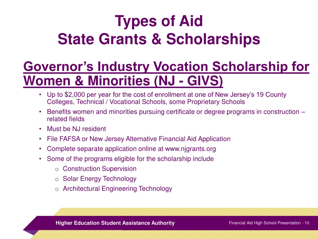 types of aid 4