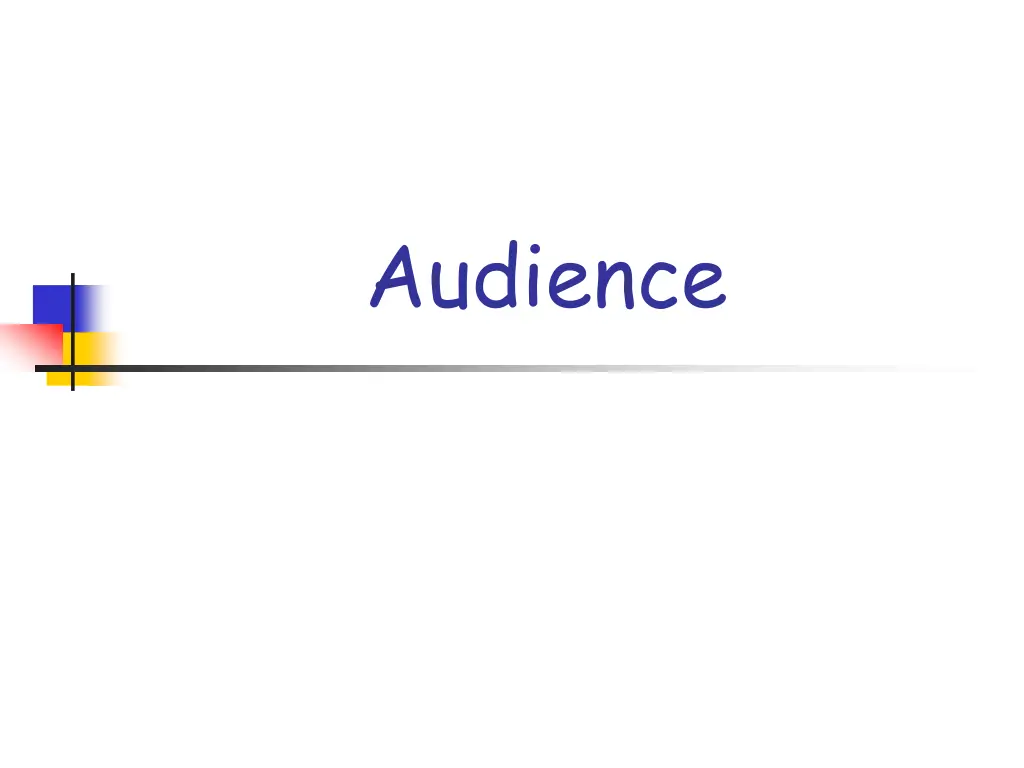 audience