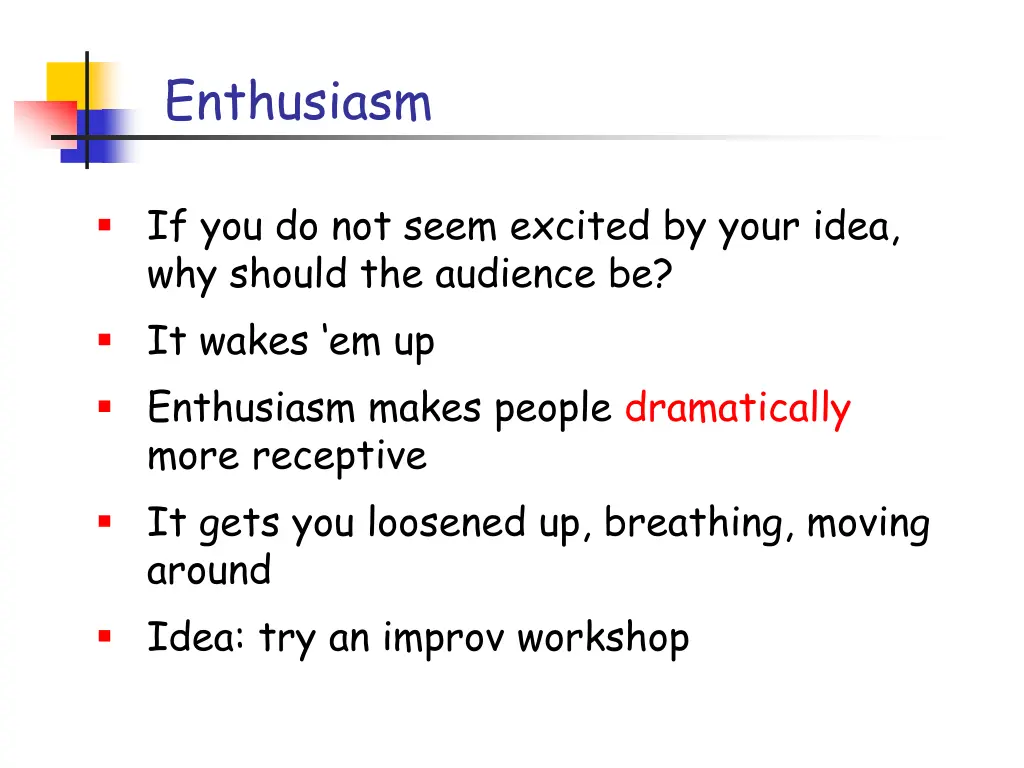 enthusiasm