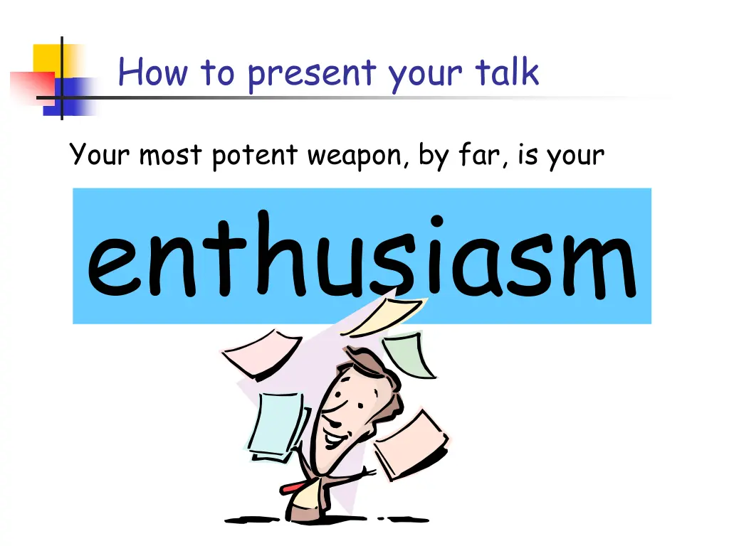 how to present your talk