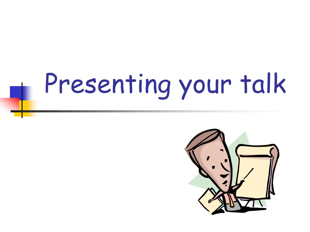 presenting your talk