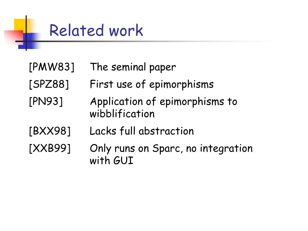related work