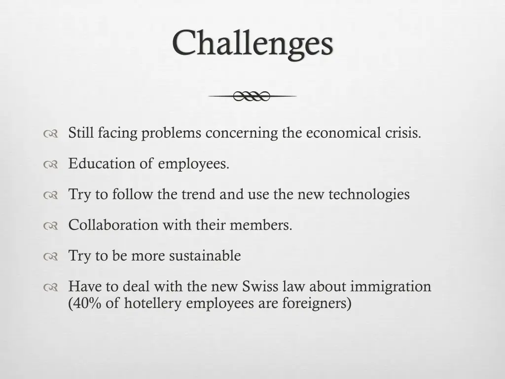 challenges