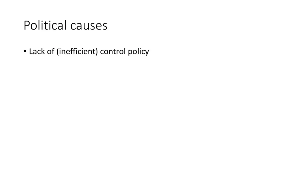 political causes