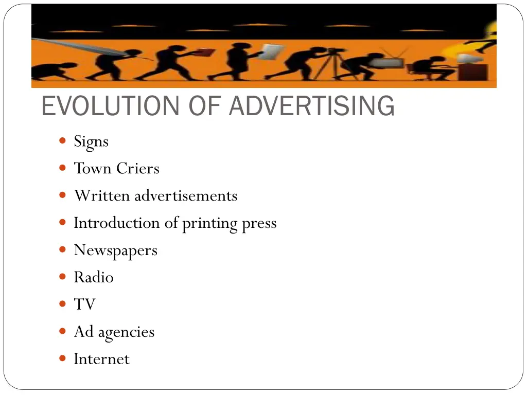 evolution of advertising